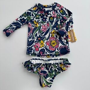 Roller Rabbit Toddler Floral Swim Set